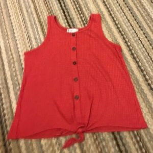 Button tank top